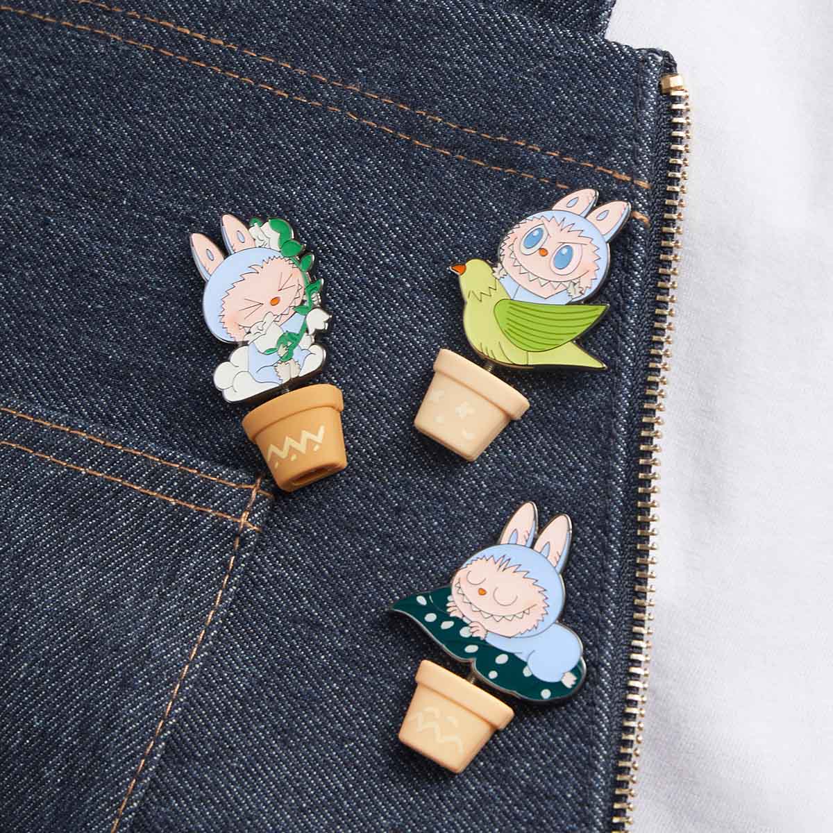 Labubu Badge Blind Box – Série Fall In Wild - 1pcs
