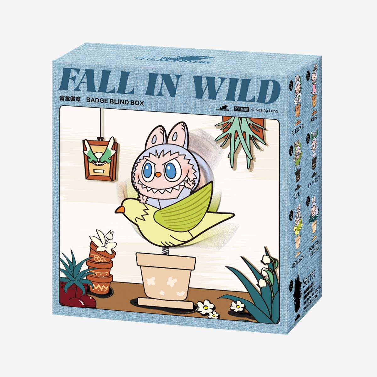 Labubu Badge Blind Box – Série Fall In Wild - 1pcs